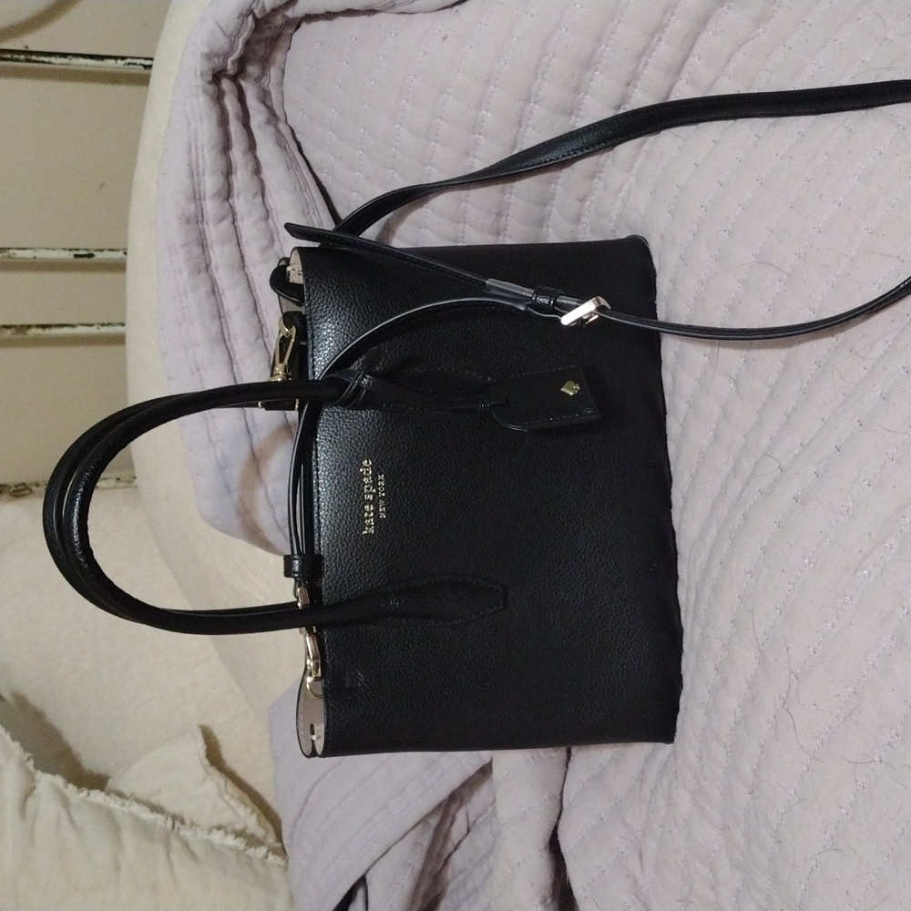 Kate Spade Black Small Zip Satchel